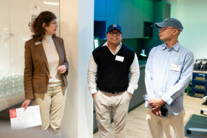 Conny Gärtner; Leo Udasco; Dwi Scherrer; Foto: Andreas Wetzel