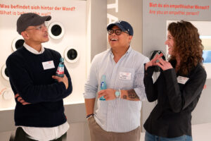 Dwi Scherrer, Leo Udasco, Aileen Hiecke; Foto: Andreas Wetzel