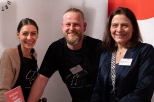 Hilal Haas, Rick Rosenau, Dr. Katja Bär; Foto: Andreas Wetzel