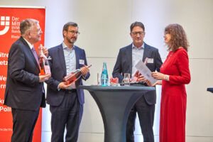 Christoph Ahlhaus, Dr. Andreas Franken, Christopher Sitte, Conny Gärtner; Foto: Dietrich Skrock