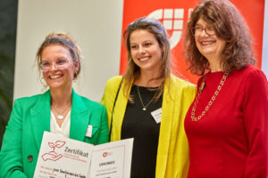 Lea Bligenthal, Sabrina Kostyra, Conny Gärtner; Foto: Dietrich Skrock