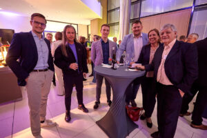 Leon Rosenzweig, Heiko Meyer, Andreas Krasusky, Christopher Fetting, Julia Dieter, Rolf Schmid; Foto: Dietrich Skrock