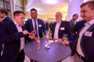 René Blumer, Qamar Hussain, Wolfgang Eck, Marcel Rieger; Foto: Dietrich Skrock