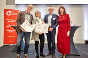 Dirk Klöppinger, Hannelore Pfeng-Kalbhenn, Karsten Daugill, Conny Gärtner; Foto: Dietrich Skrock