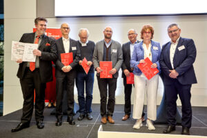 Thorsten Ophaus, Jürgen Stierhof, Edgar Reh, Thomas Loewer, Karl-Hein Maas, Elke Wasser, Kay Lied; Foto: Dietrich Skrock