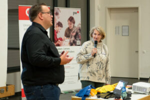 Christoph Oesterling, Malu Schäfer; Foto: Andreas Wetzel