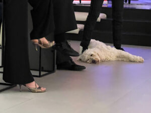 Fußarbeit; Foto: Roland Strunk