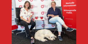 Foto: Cornelia Gärtner und Claudia Rixecker von zweiMITvier (v. l. n. r.), Fotograf: Andreas Wetzel