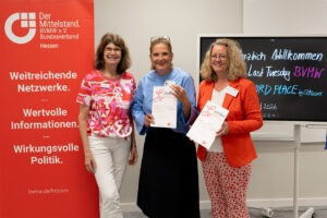 Conny Gärtner, Andrea Maurer-Schlangen, Judith Roth; Foto: Andreas Wetzel